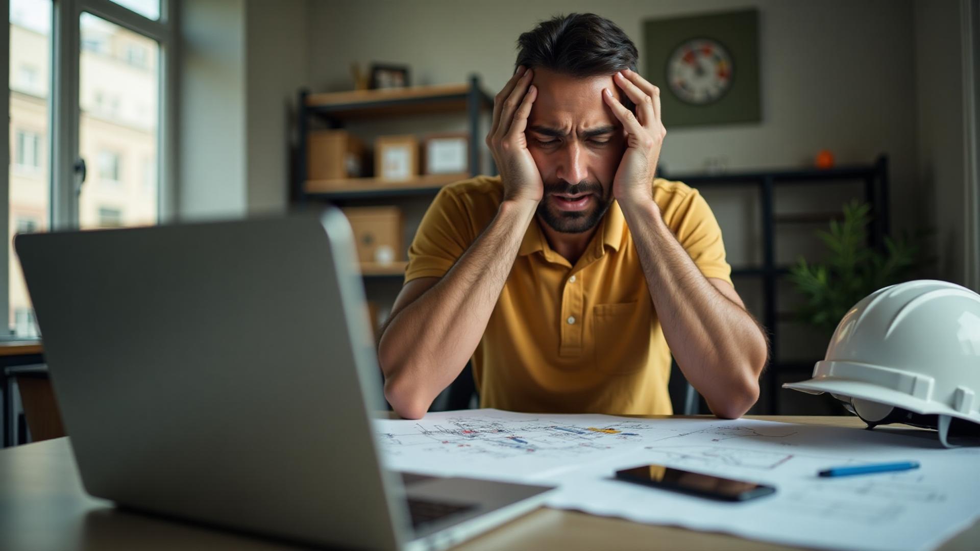 Frustrated business owner